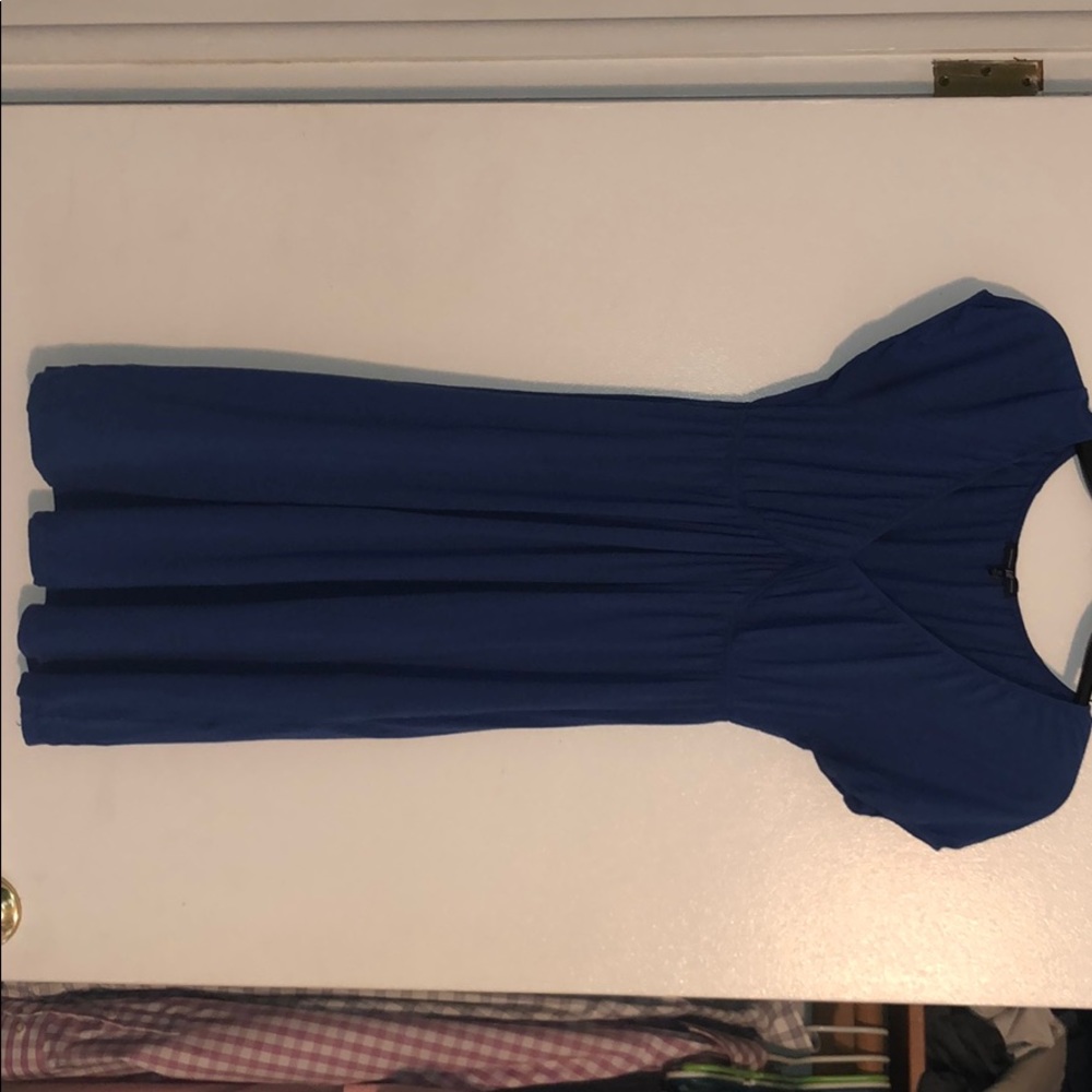 Navy knee length dress